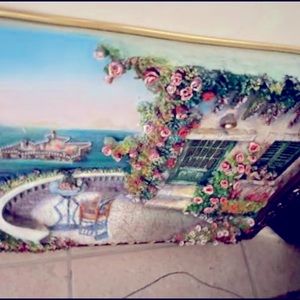 Very heavy Italian landscaping painting 2 for 600.00 OBO shipment 60.00